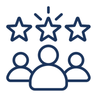 鶹ɫ customer statistics icon.